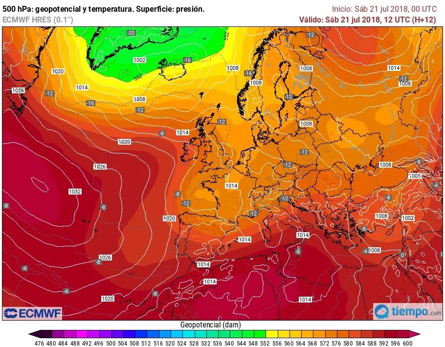 anticiclon de las azores