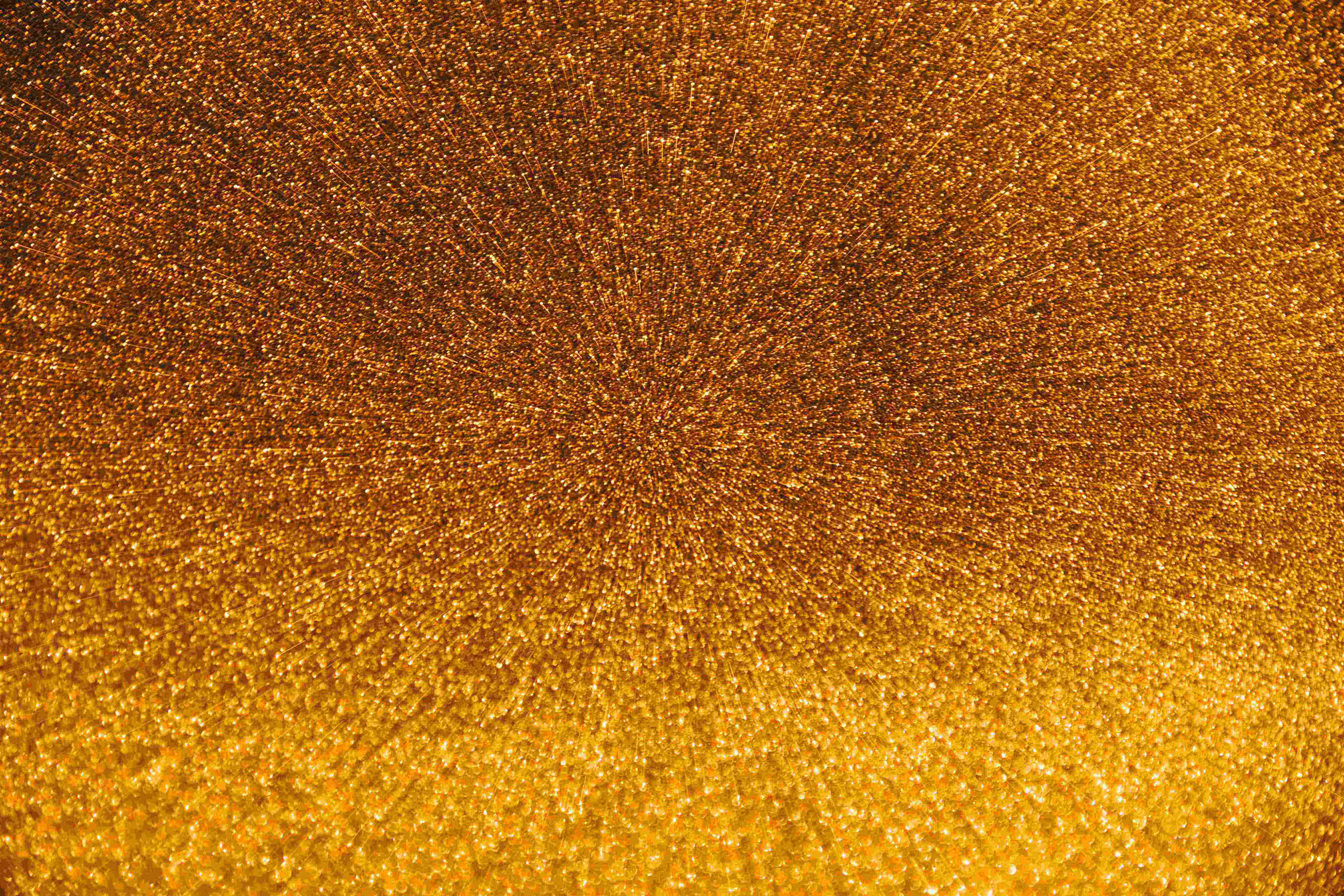 golden dust particles