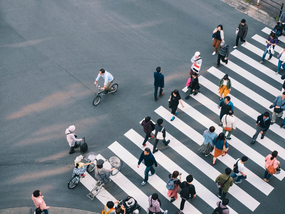 people on the street