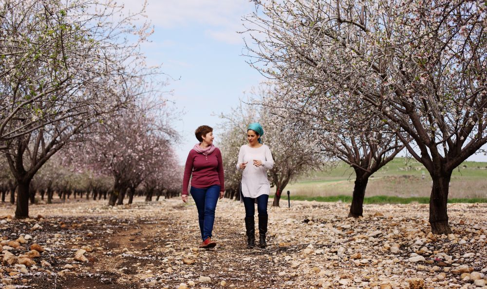 women walking