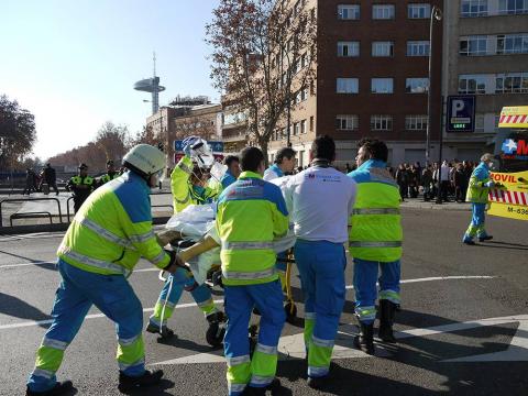 trabajadores de urgencias médicas
