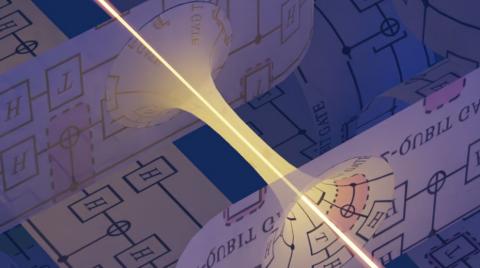 holographic wormhole