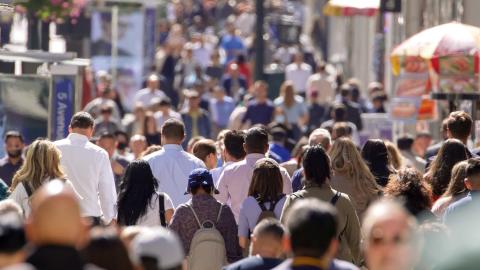 people on the street